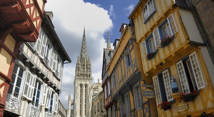 Dormir En Ville - A 450 M Du Centre Historique Quimper Oda fotoğraf